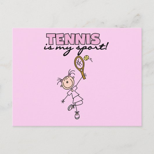 Tennis My Sport Tshirts and Gifts Briefkaart (Voorkant)