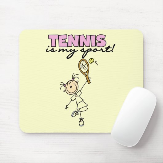 Tennis My Sport Tshirts and Gifts Muismat (Met muis)