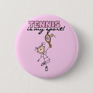 Tennis My Sport Tshirts and Gifts Ronde Button 5,7 Cm