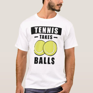 Tennis neemt ballen - Grappig T-shirt