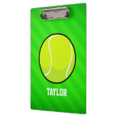 Tennis; Neon Green Stripes Klembord (Links)