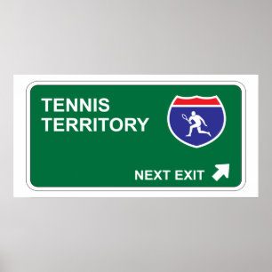 Tennis Next Exit Poster