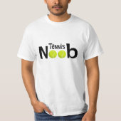 Tennis noob t-shirt (Voorkant)