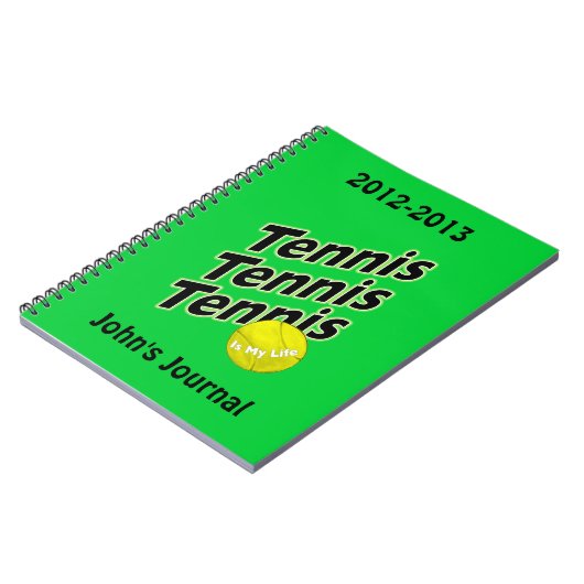 Tennis Note Book Notitieboek (Linkerzijde)