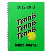 Tennis Note Book Notitieboek (Voorkant)