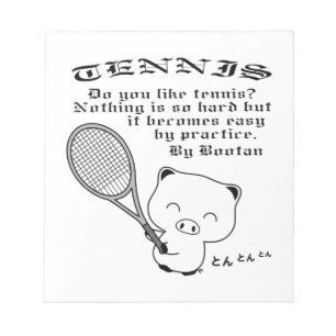 Tennis Notitieblok