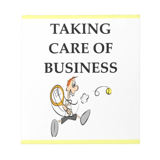 tennis notitieblok (Voorkant)