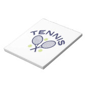 Tennis Notitieblok (Linkerzijde)