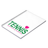 Tennis Notitieboek (Linkerzijde)