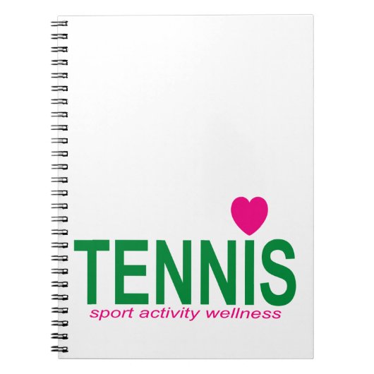 Tennis Notitieboek (Voorkant)