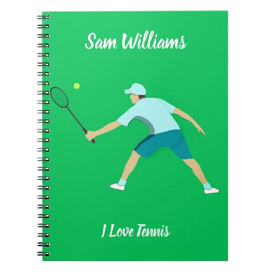 Tennis Notitieboek (Voorkant)