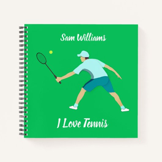 Tennis Notitieboek (Voorkant)