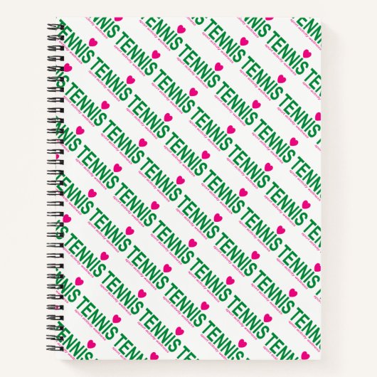 Tennis Notitieboek (Voorkant)