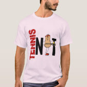 Tennis Nut 1 T-shirt (Voorkant)