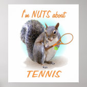 Tennis Nut Poster (Voorkant)