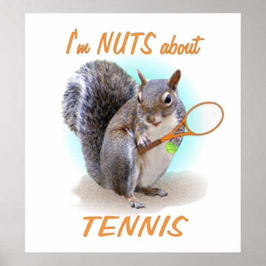 Tennis Nut Poster (Voorkant)