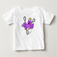Tennis Octopus Baby Jersey T-Shirt