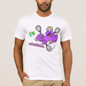 Tennis Octopus Mannen Apparel T-shirt (Voorkant)