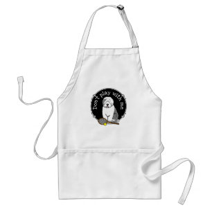 Tennis Old English Sheepdog (Grey 1) Dog Cute) Standaard Schort