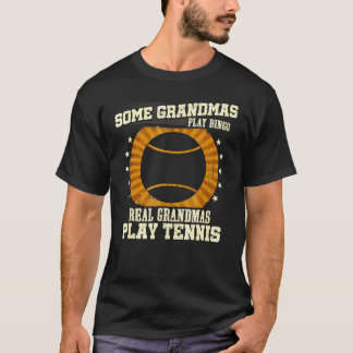 Tennis Oma Echt Oma Spelen Tennis T-shirt
