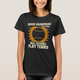 Tennis Oma Echt Oma Spelen Tennis T-shirt