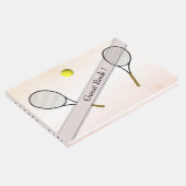 Tennis ontwerp gastenboek (Hoek)