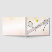 Tennis ontwerp gastenboek (Volledig)