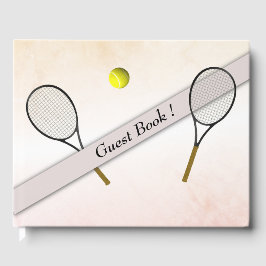 Tennis ontwerp gastenboek