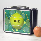 Tennis Ontwerp Metalen Lunchbox (In situ)