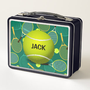 Tennis Ontwerp Metalen Lunchbox