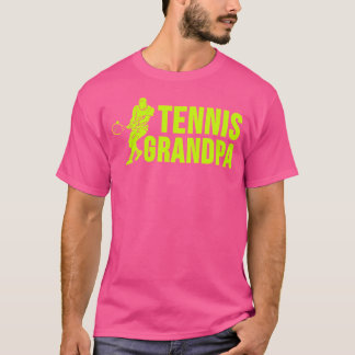 Tennis Opa Tennisliefhebbers T-shirt