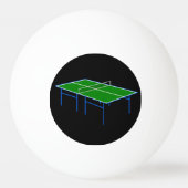 Tennis oppervlak pingpong pingpongbal (Achterkant)