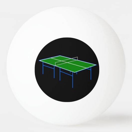 Tennis oppervlak pingpong pingpongbal (Achterkant)