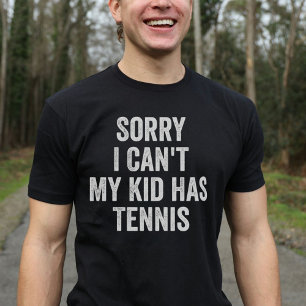 Tennis Ouder Tennis Mama Papa Grappig T-shirt