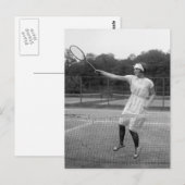  Tennis Outfit, jaren 20 Briefkaart (Voorkant / Achterkant)