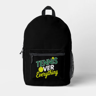 Tennis Over Everything - Design Graphics tennis Bedrukte Rugzak