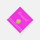 Tennis "overdiend" servet (Hoek)