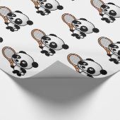 Tennis Panda Cadeaupapier (Hoek)