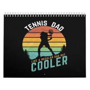 Tennis Pap Het is als een normale vader maar veel Kalender