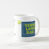 Tennis papa kampioen mok (Voorkant rechts)