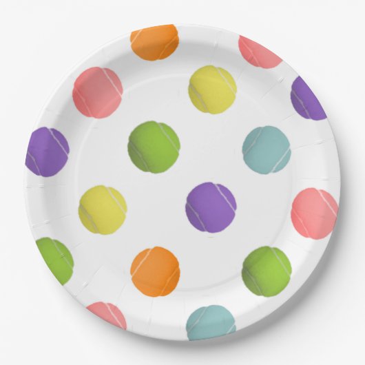 Tennis Paper-Borden Papieren Bordje (Voorkant)