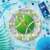 Tennis Paper-Borden Papieren Bordje (Feest)