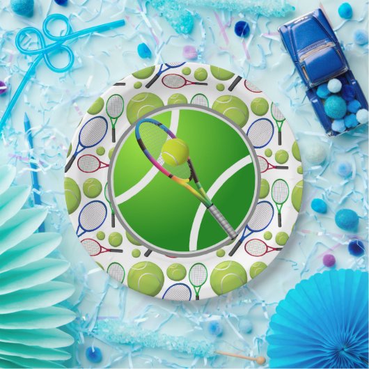 Tennis Paper-Borden Papieren Bordje (Feest)