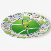 Tennis Paper-Borden Papieren Bordje (Gekanteld)