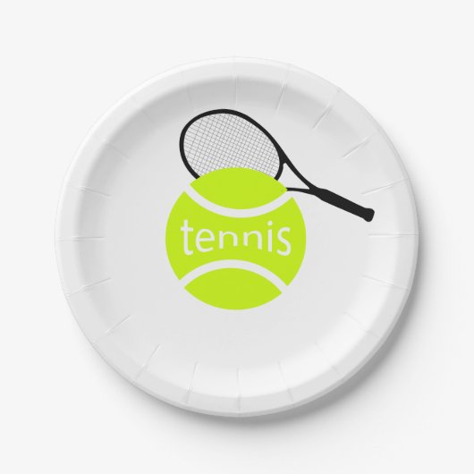 Tennis Papieren Bordje (Voorkant)