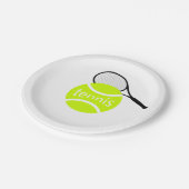 Tennis Papieren Bordje (Gekanteld)