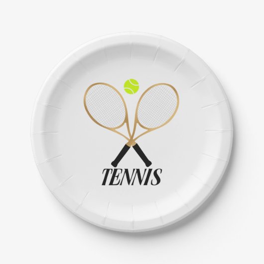 Tennis Papieren Bordje (Voorkant)