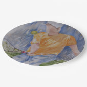 TENNIS PARTIJ PAPIEREN BORDJE (Gekanteld)