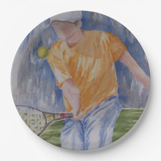 TENNIS PARTIJ PAPIEREN BORDJE (Voorkant)