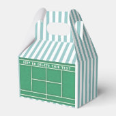 Tennis Party Bedankdoosjes (Voorkant Zijde)